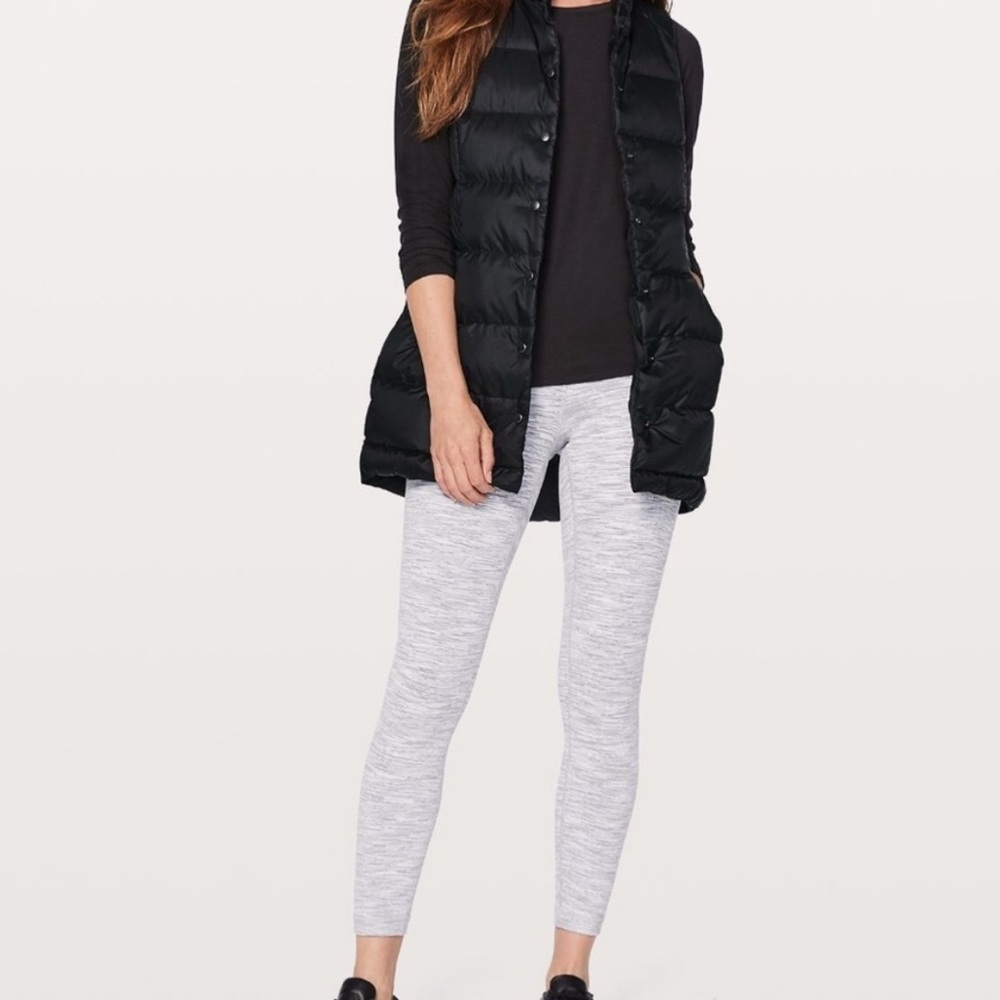 Lululemon All Days Vest Black Size 6 Like New